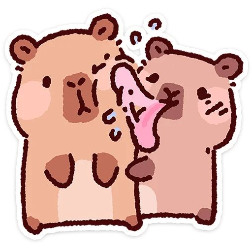 Стикер «Капипарочка-12»