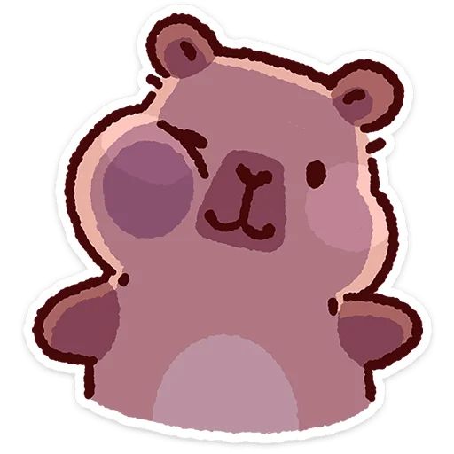 Стикер «Капипарочка-8»