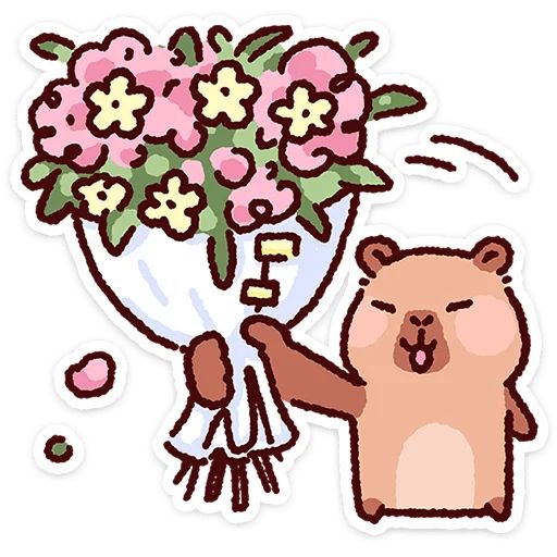 Стикер «Капипарочка-9»