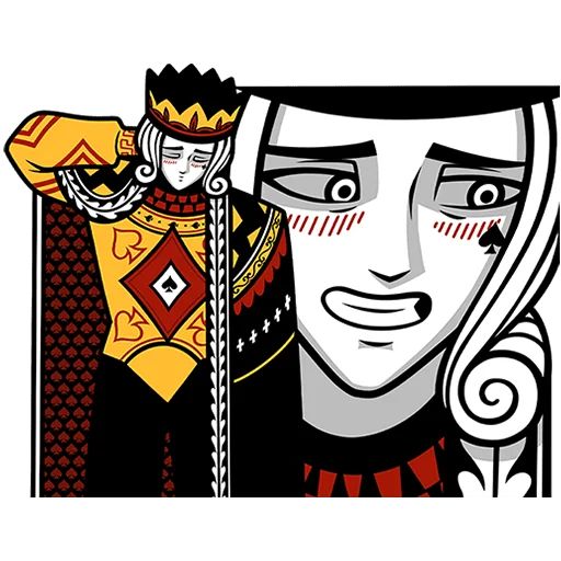 Стикер «Король Пик-8»